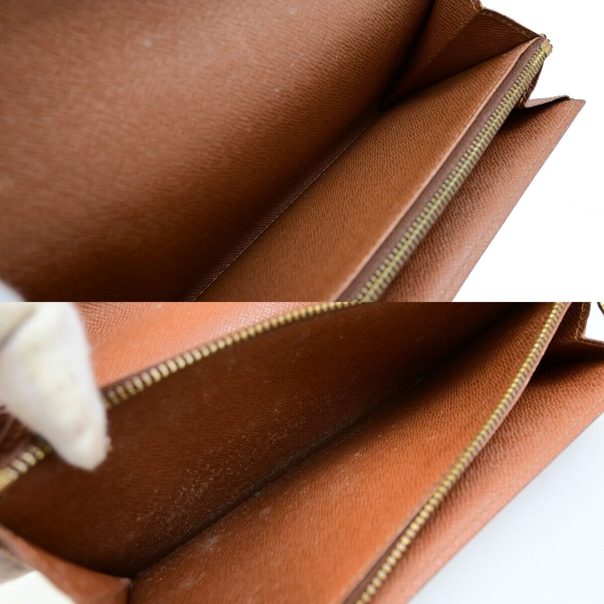 LOUIS VUITTON Porte Monnaie Credit Bifold Wallet Monogram Leather M61725 02ED154