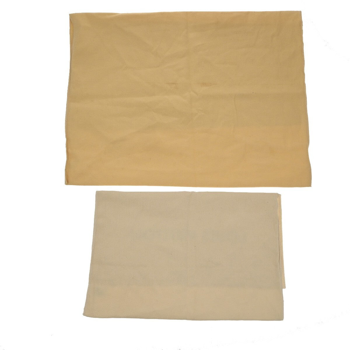 LOUIS VUITTON Logo 10 Set Dust Bag Drawstring Canvas Cotton Beige Brown 09FB553