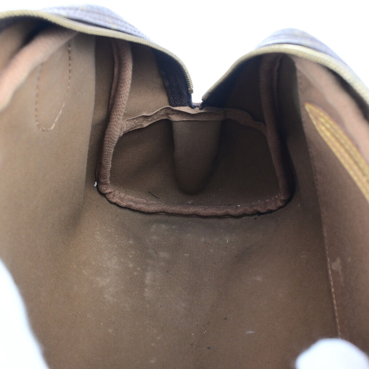 LOUIS VUITTON Montorgueil PM Shoulder Bag Monogram Leather Brown M95565 78YG602