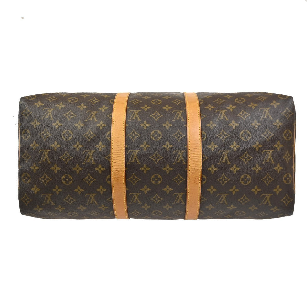 LOUIS VUITTON Keepall 50 Travel Hand Bag Monogram Leather Brown M41426 92PA113