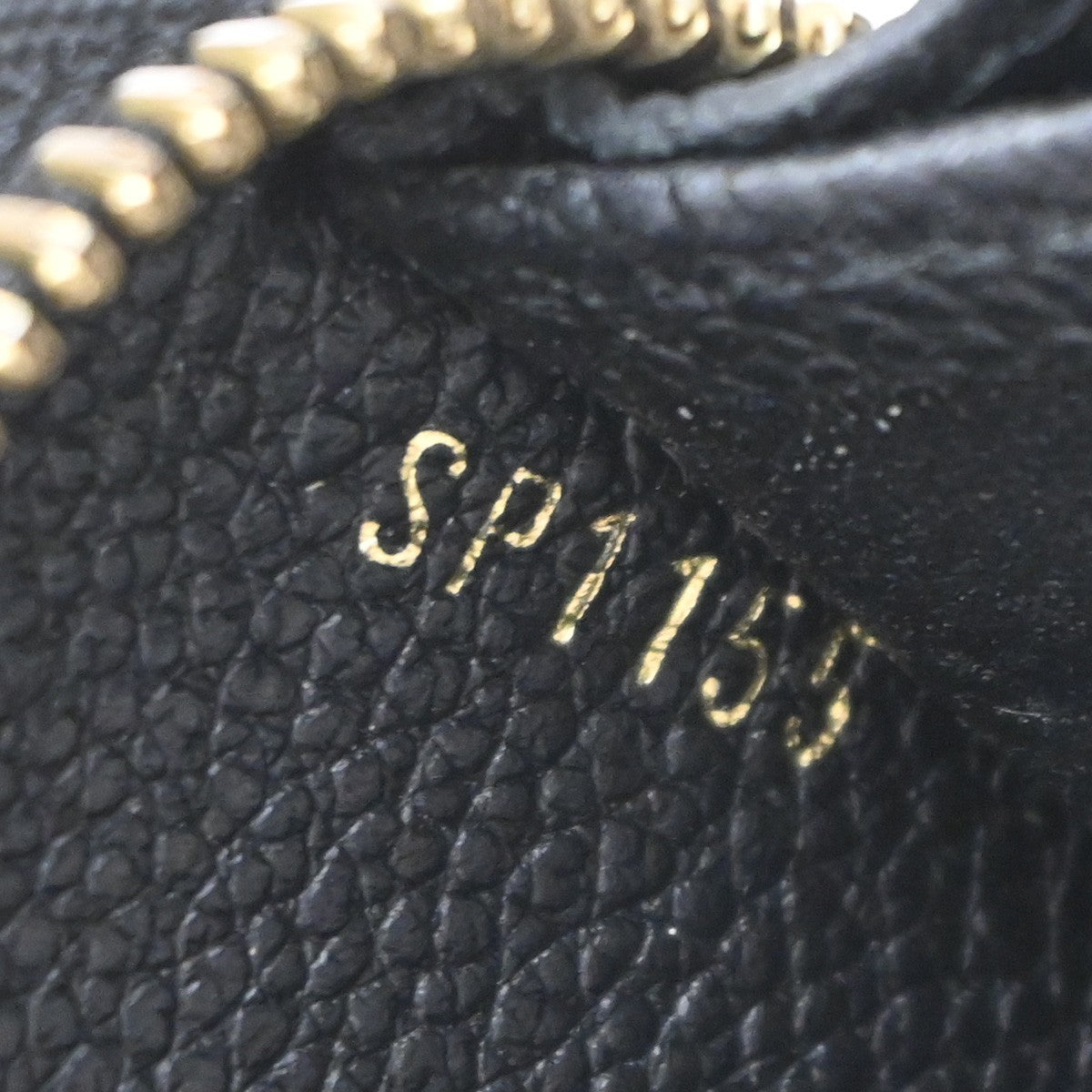 LOUIS VUITTON Zippy Wallet Long Wallet Monogram Empreinte Black M60571 85EG379