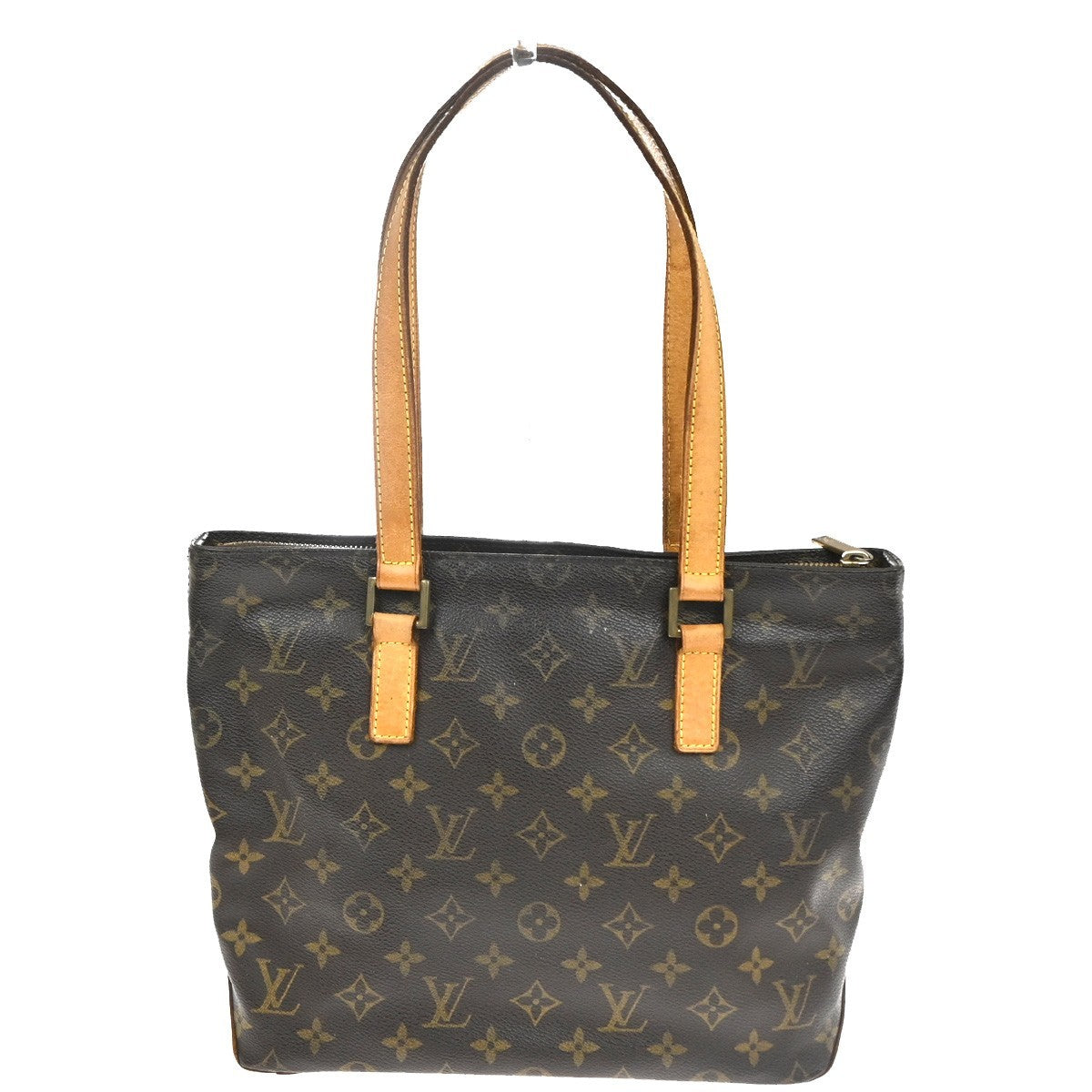 LOUIS VUITTON Cabas Piano Shoulder Bag Monogram Leather Brown USA M51148 82CA802