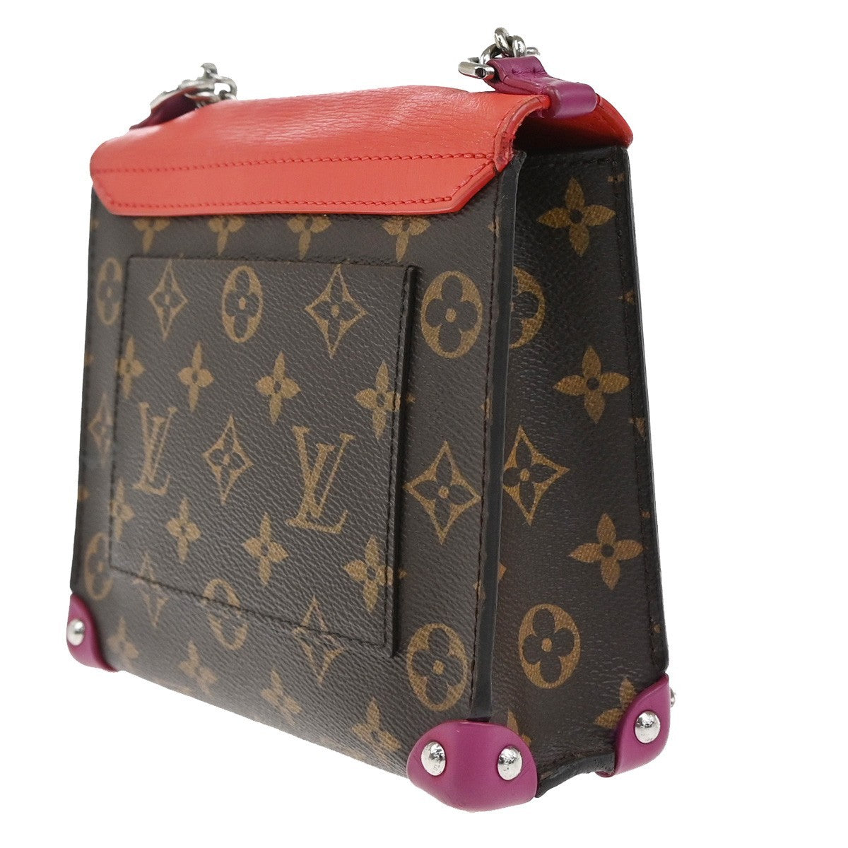 LOUIS VUITTON Pochette Mask PM Chain Shoulder Bag Monogram Leather BN RD 98KB647