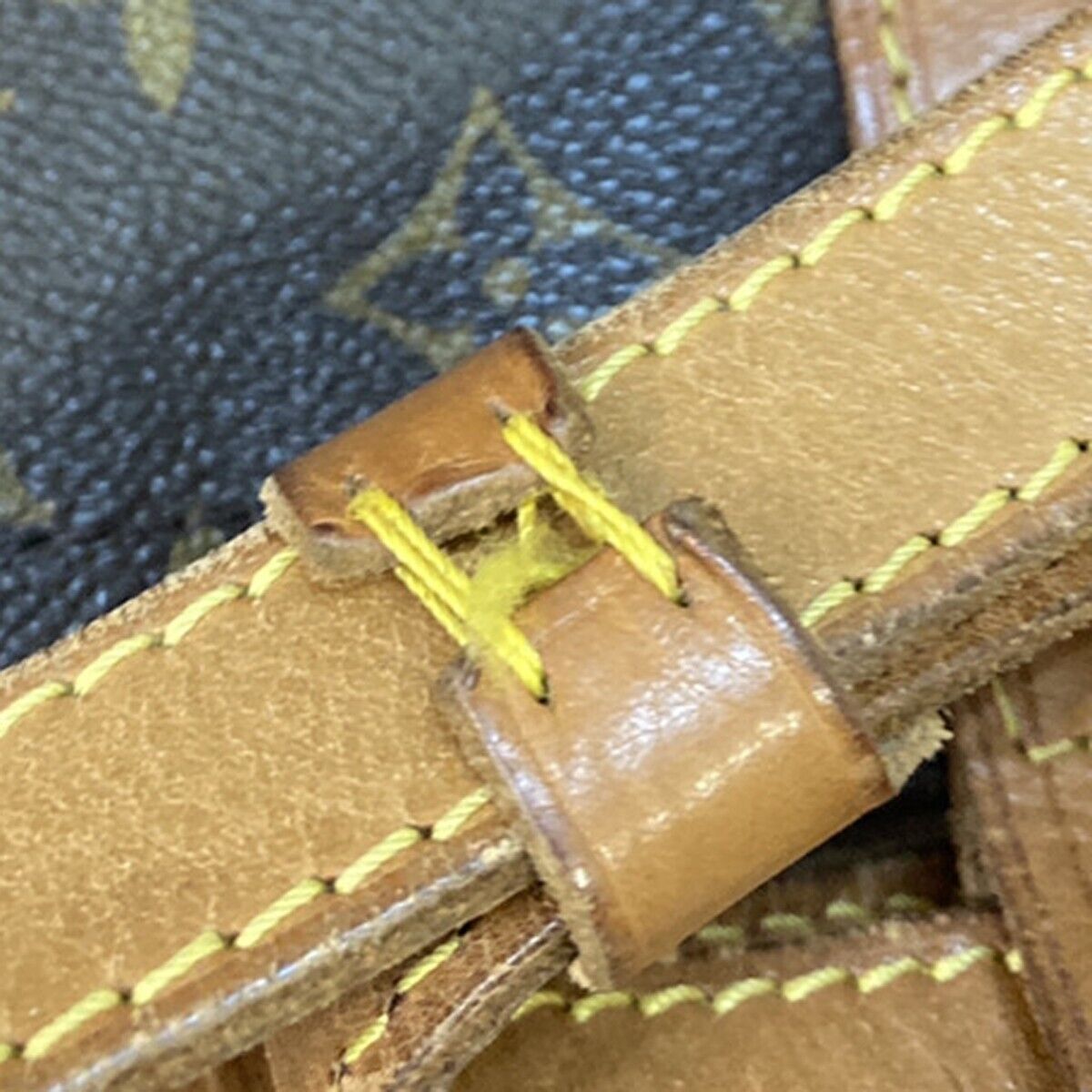 LOUIS VUITTON LV Randonnee GM Shoulder Bag Monogram Leather Brown M42244 81EC876