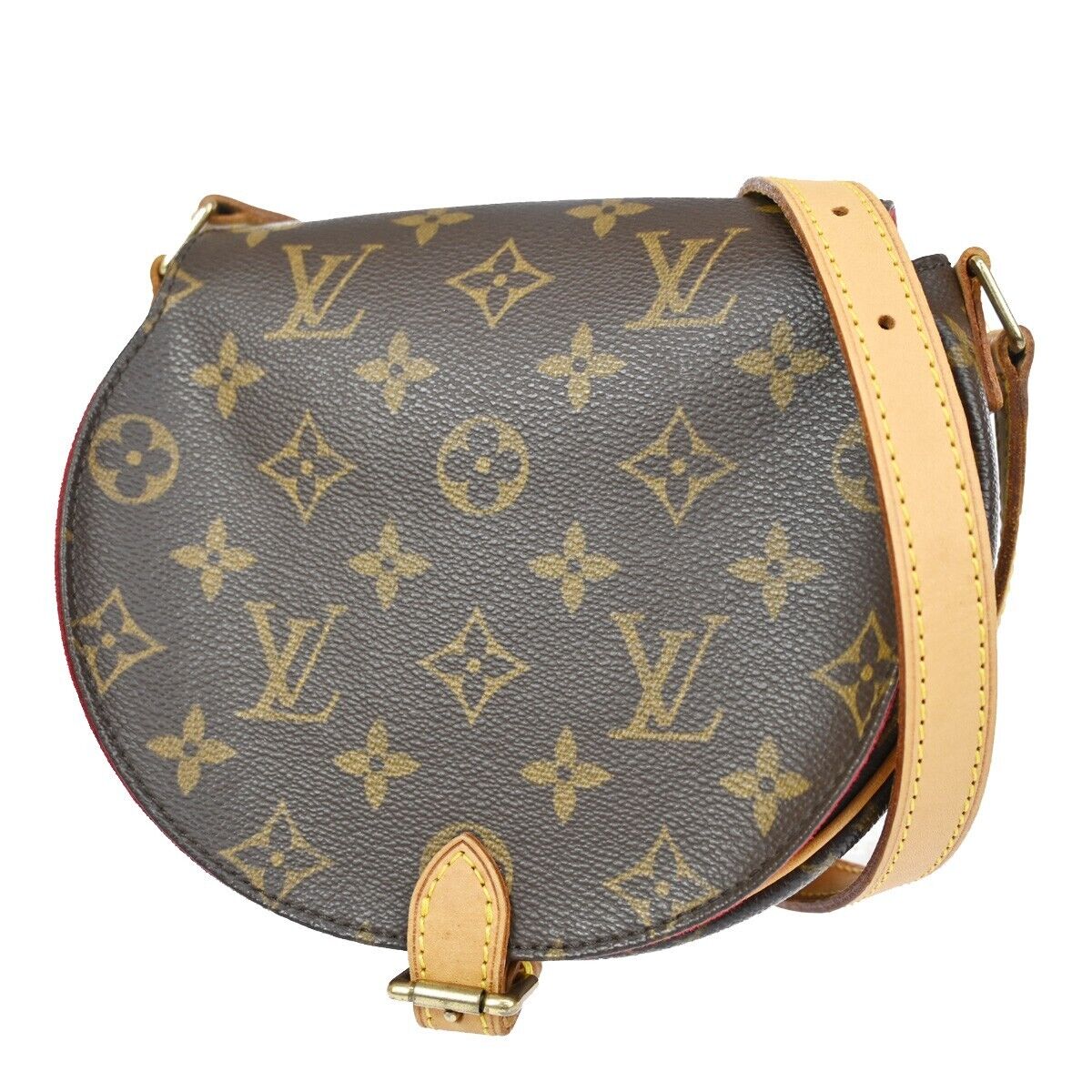 LOUIS VUITTON Tambourine Shoulder Bag Monogram Leather Brown M51179 676RH804