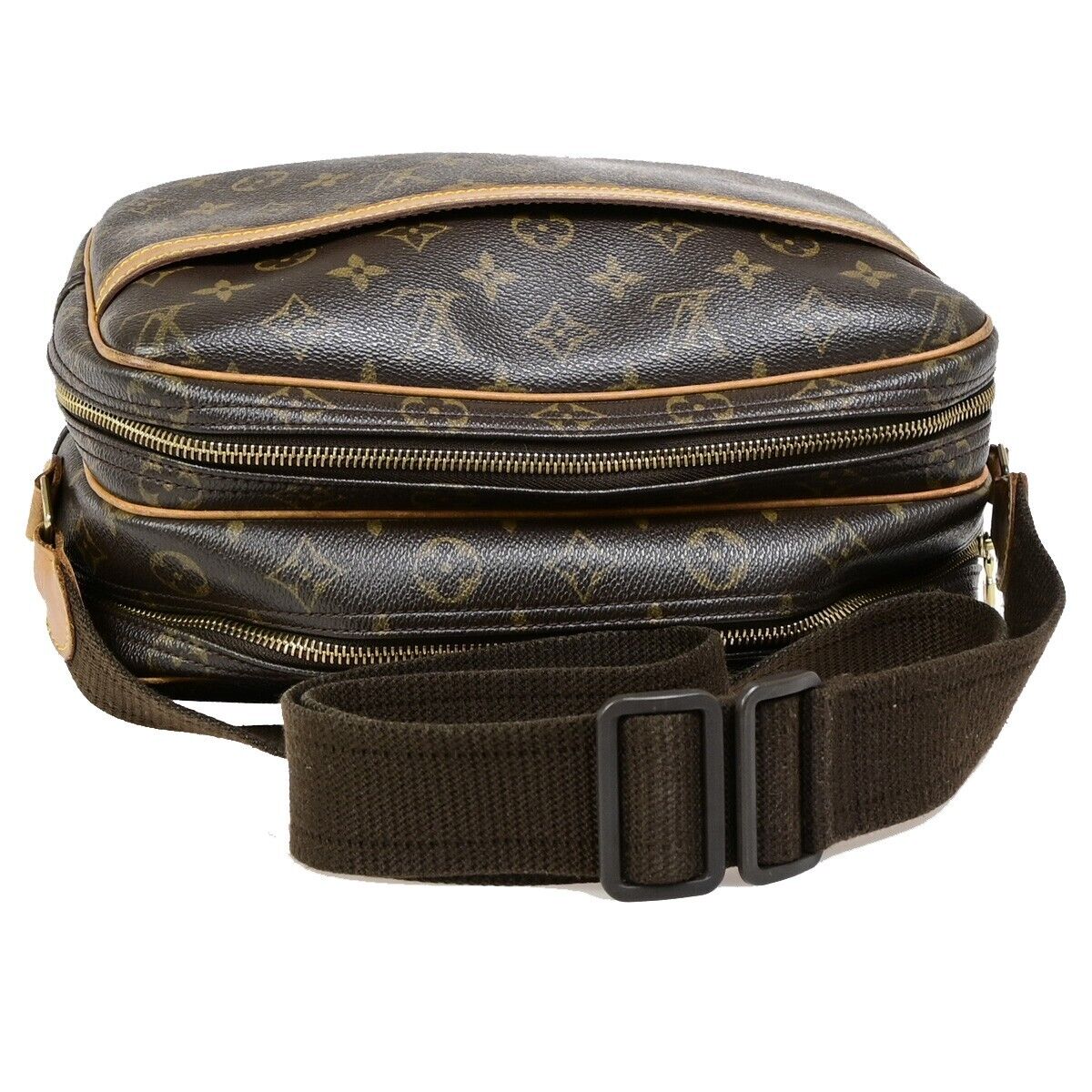 LOUIS VUITTON Reporter PM Crossbody Shoulder Bag Monogram Leather M45254 35EB359