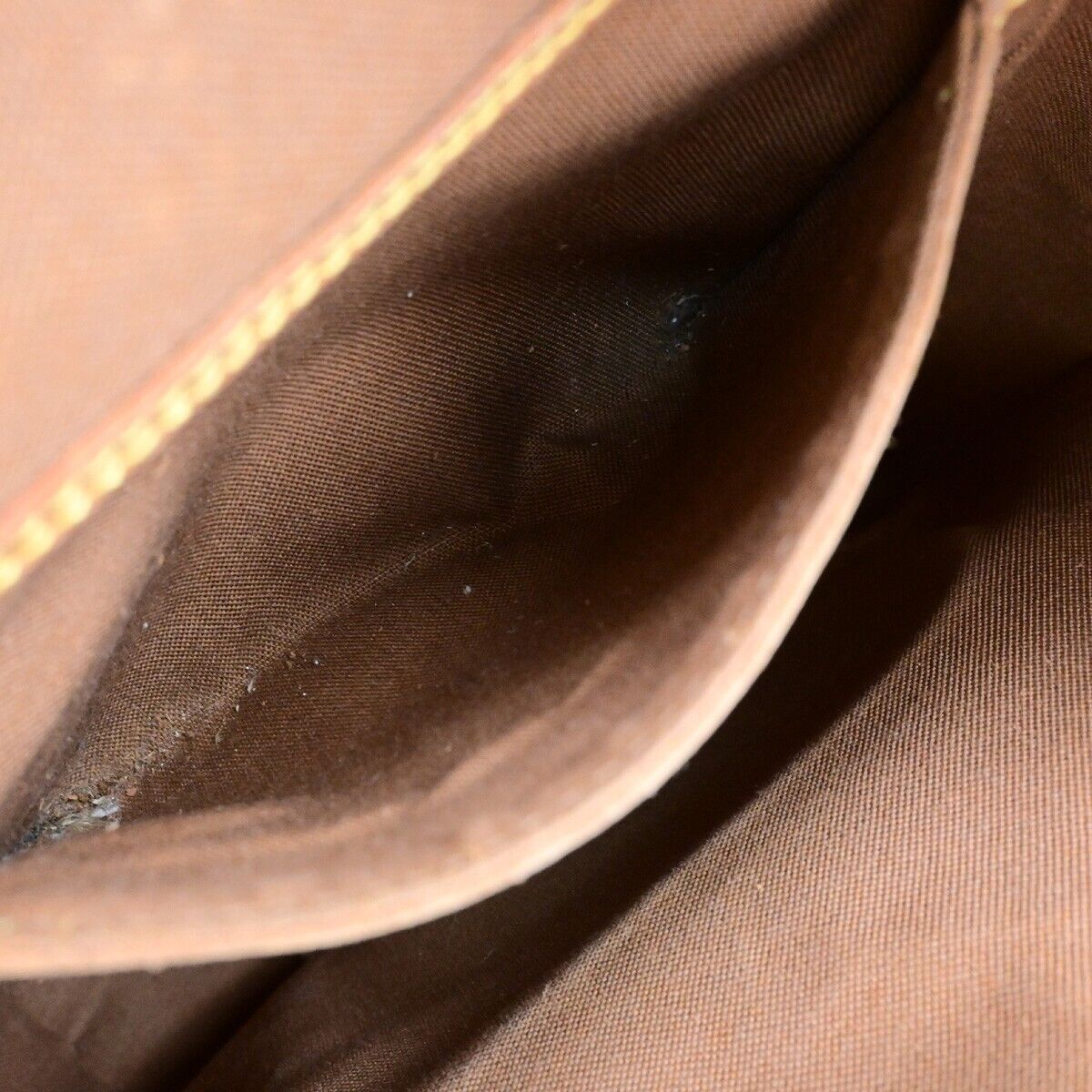 LOUIS VUITTON Montsouris MM Backpack Bag Monogram Leather Brown M51136 74EB830