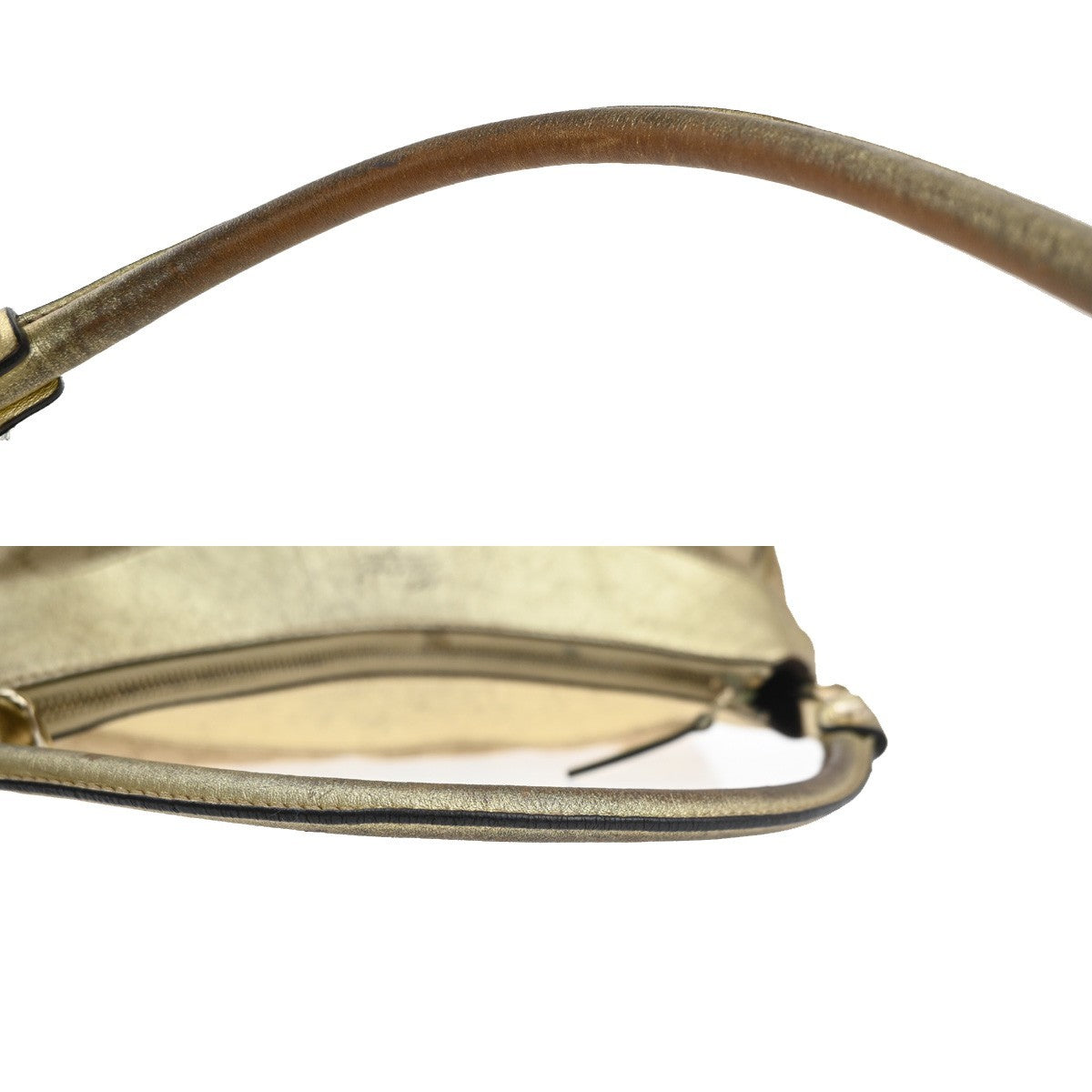 GUCCI Logo Abbey GG Shoulder Hand Bag Canvas Leather Gold GHW Italy 04MA154