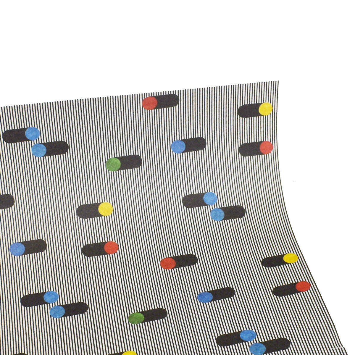 Auth HERMES LES GRANDES FEUILLES D'HERMES Wallpaper Wrapping Paper GY 06MC457 ④