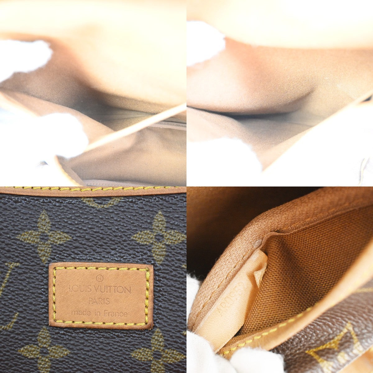 LOUIS VUITTON Saumur 35 Shoulder Bag Monogram Leather BN France M42254 88ZA276