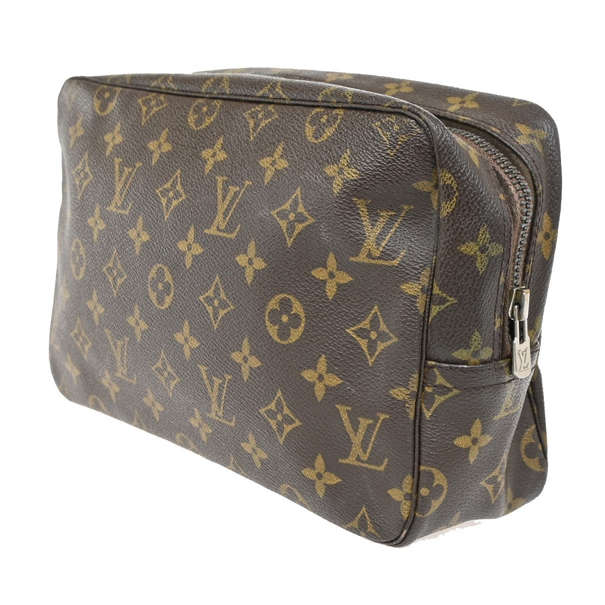 LOUIS VUITTON Trousse Toilette 28 Clutch Hand Bag Monogram Brown M47522 68KC425