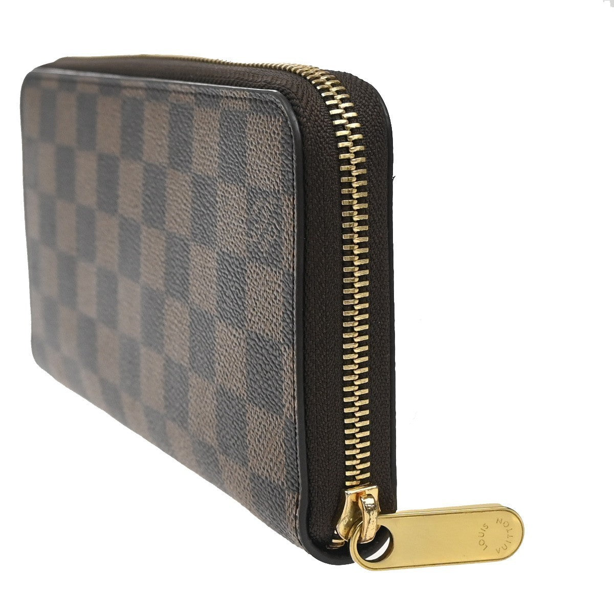 LOUIS VUITTON Zippy Wallet Vivienne Zip Around Damier Ebene Brown N60257 80YH708