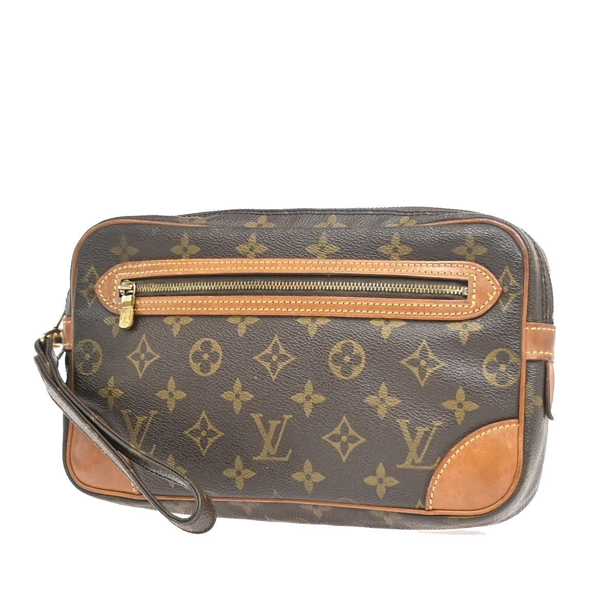LOUIS VUITTON Marly Dragonne GM Clutch Hand Bag Monogram Leather M51825 62MA667