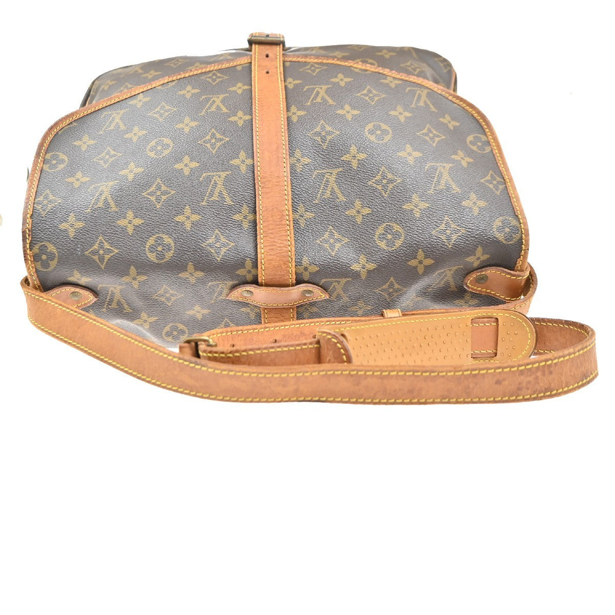 LOUIS VUITTON Saumur 35 Shoulder Bag Monogram Leather BN France M42254 31MA327