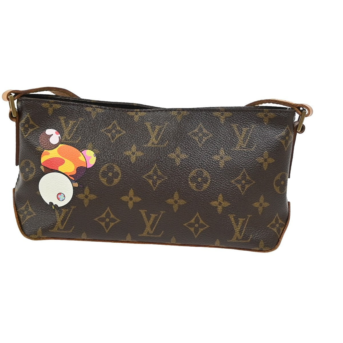 LOUIS VUITTON Trotteur Shoulder Bag Monogram Panda Leather BN M51241 638RQ026