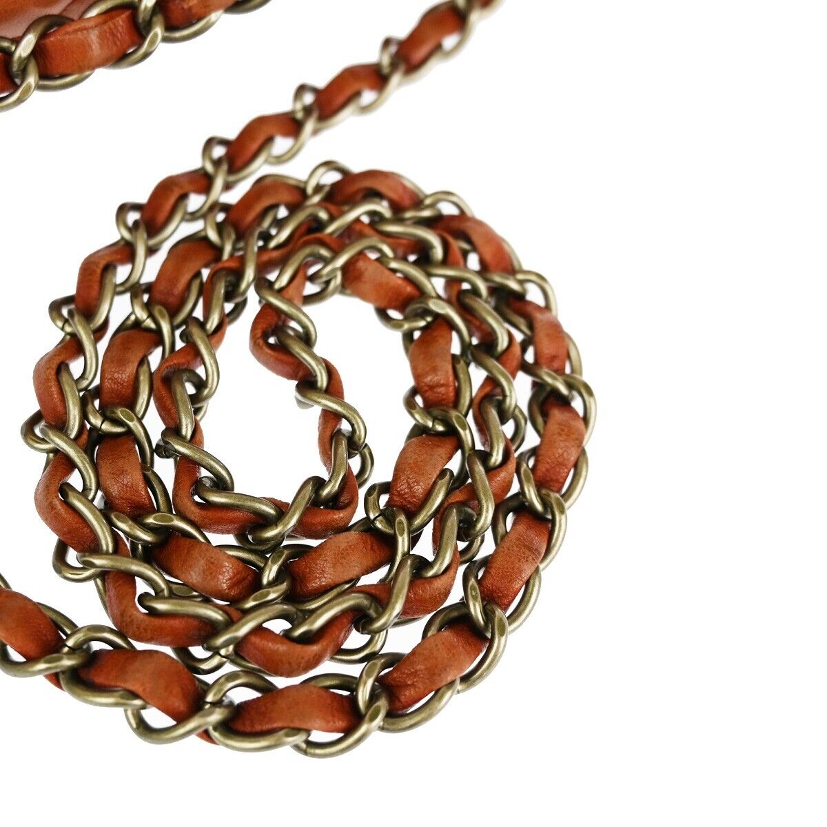 CHANEL CC Matelasse 25 Double Flap Chain Shoulder Bag Leather Gradation 359RJ649