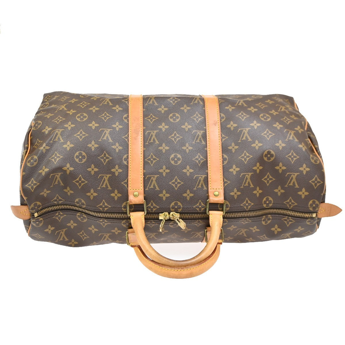 LOUIS VUITTON Keepall 50 Travel Hand Bag Monogram Leather Brown M41426 97DA258