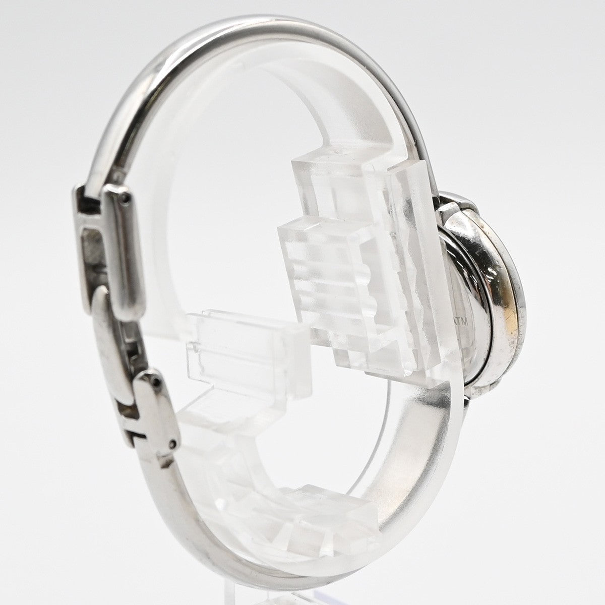 GUCCI 1400L Watch Quartz Bangle Bracelet 25 mm Stainless Steel Silver 02LC586
