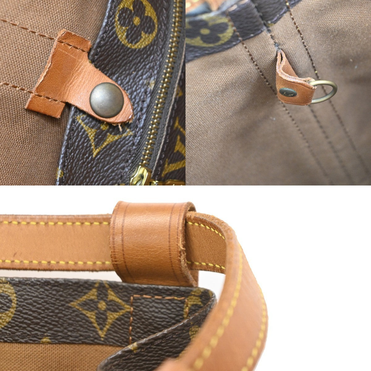 LOUIS VUITTON LV Randonnee GM Shoulder Bag Monogram Leather Brown M42244 83PA110