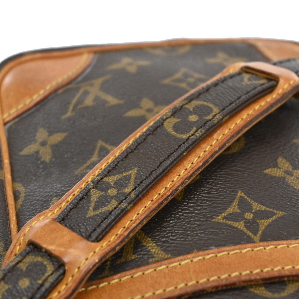 LOUIS VUITTON Danube Shoulder Bag Monogram Leather Brown France M45266 38CA492