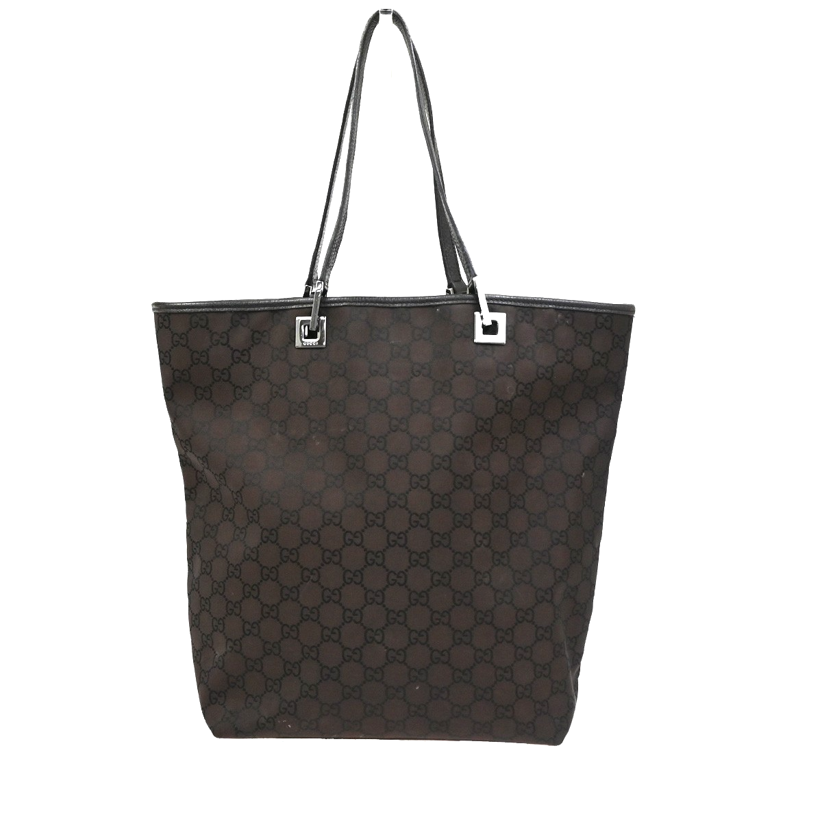 GUCCI GG Pattern Shoulder Tote Handbag Bag Canvas Leather BN SHW Italy 61CA781