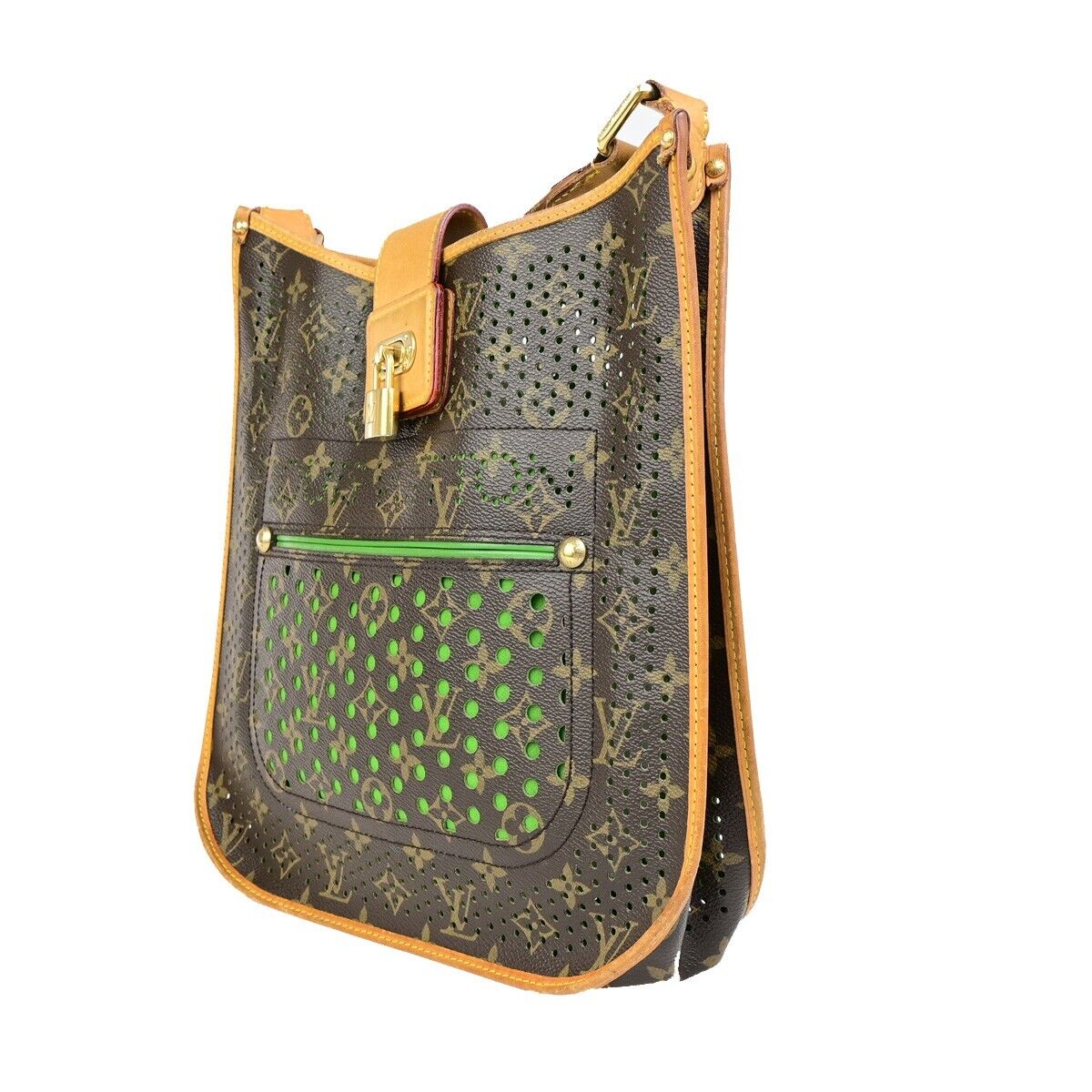LOUIS VUITTON Musette Shoulder Bag Monogram Perfo Leather BN GN M95173 50ED066