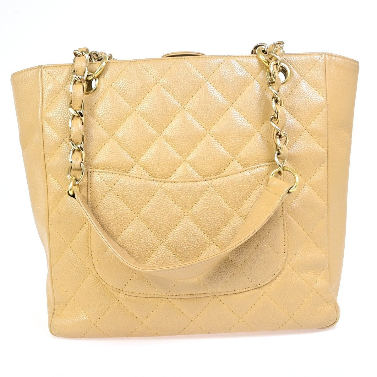 CHANEL CC Matelasse PST Chain Shoulder Bag Grained Calfskin Leather BE 629RK258