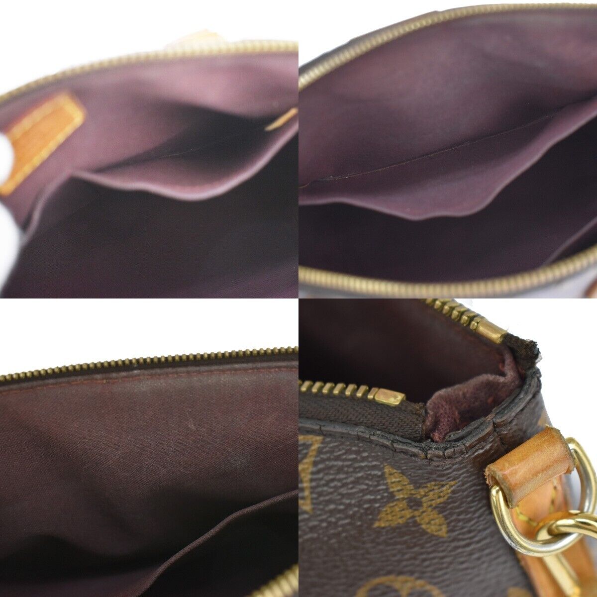 LOUIS VUITTON Turenne PM 2Way Hand Bag Monogram Leather Brown M48813 98YB867