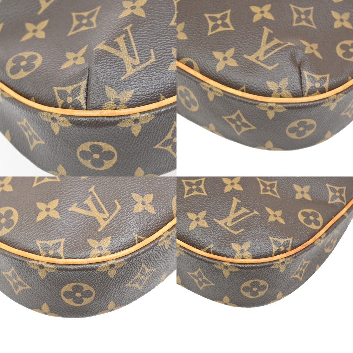 LOUIS VUITTON Odeon PM Shoulder Bag Monogram Leather Brown Spain M56390 95MA030