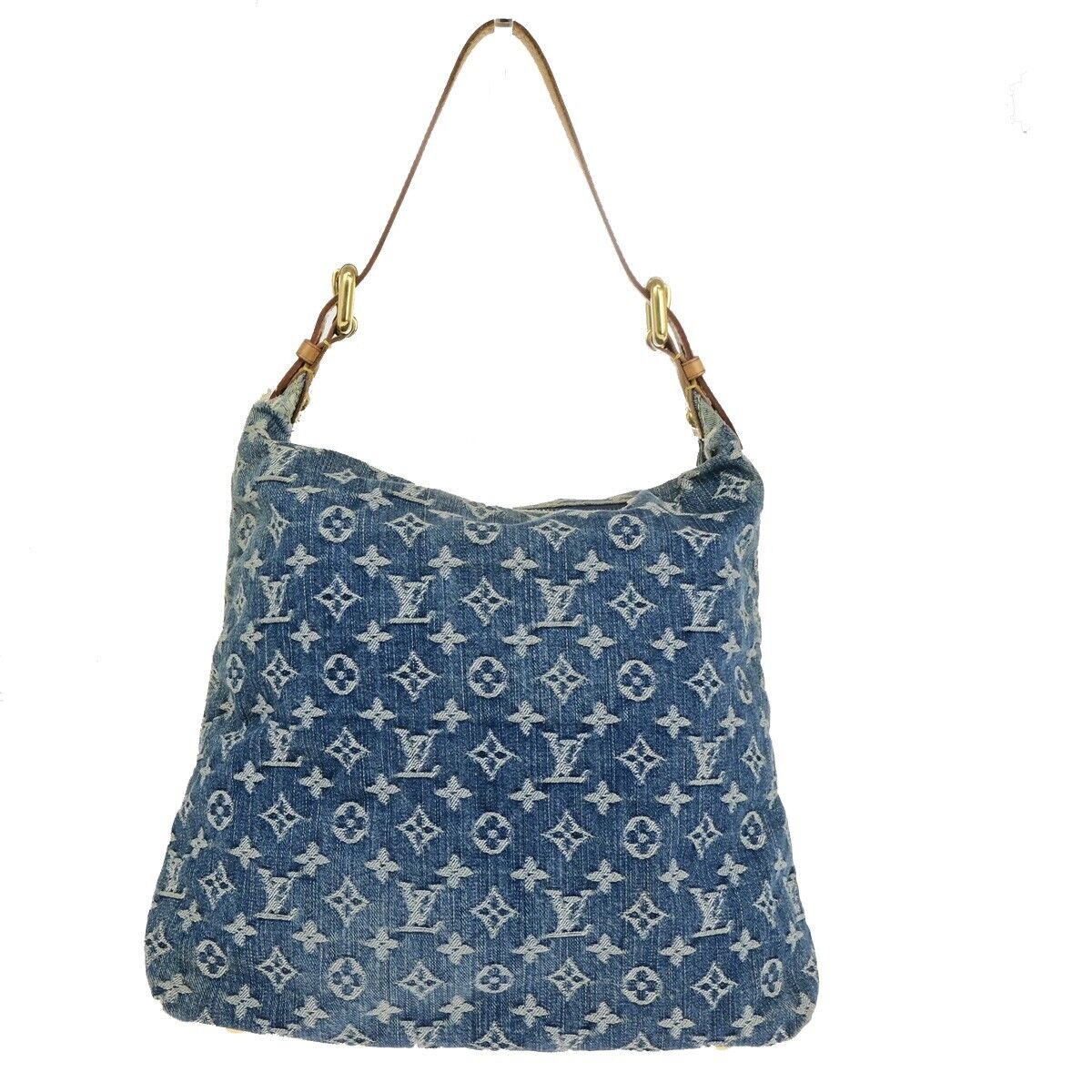 LOUIS VUITTON Buggy GM Shoulder Bag Monogram Denim Leather Blue M95048 25SJ587