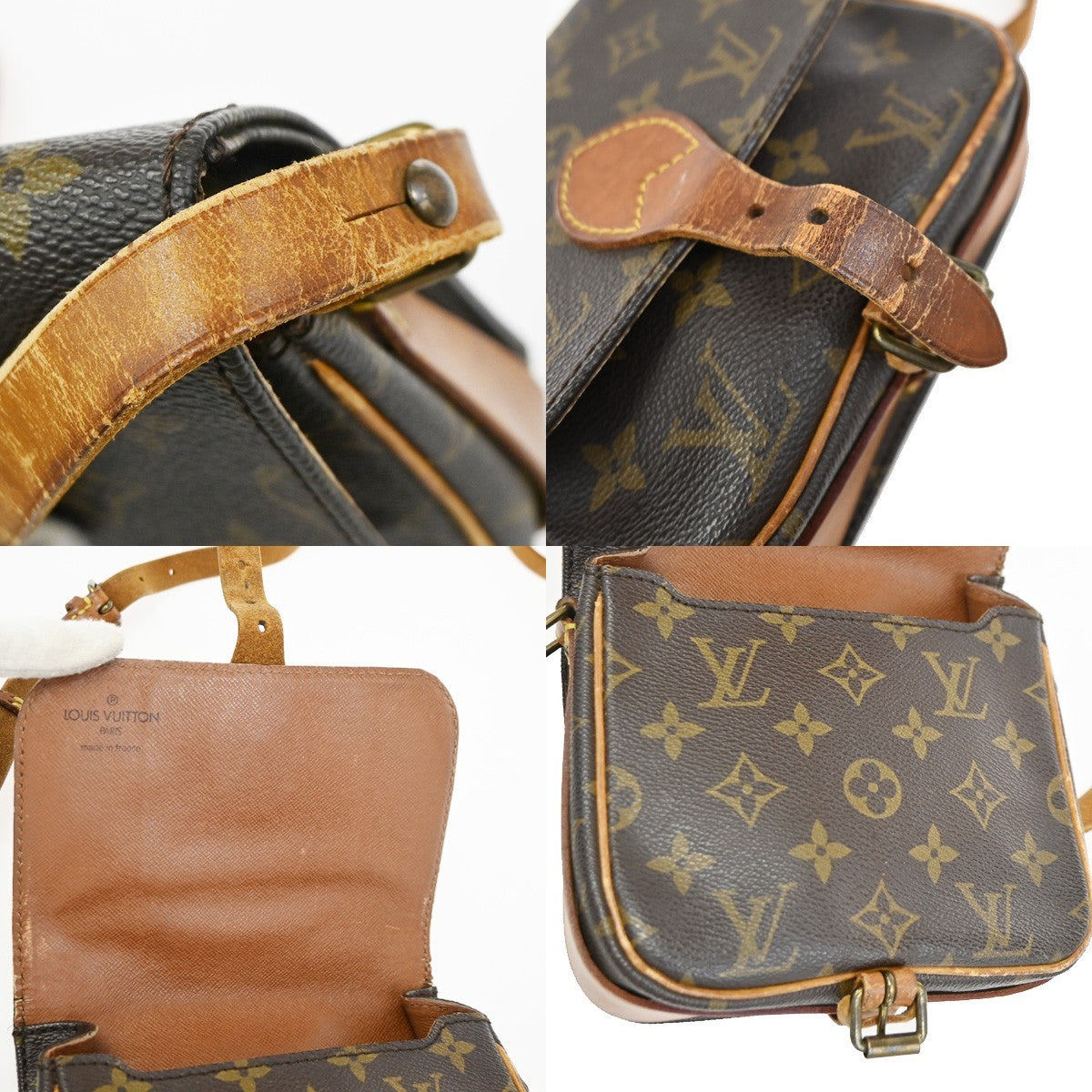 LOUIS VUITTON Mini Cartouchiere Shoulder Bag Monogram Leather BN M51254 31YH964