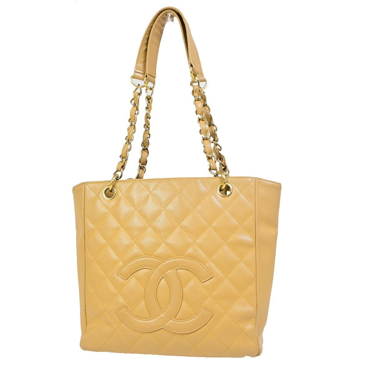 CHANEL CC Matelasse PST Chain Shoulder Bag Grained Calfskin Leather BE 629RK258