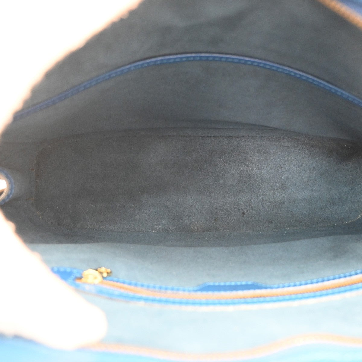 LOUIS VUITTON LV Lussac Shoulder Bag Epi Leather Blue France M52285 80MA281