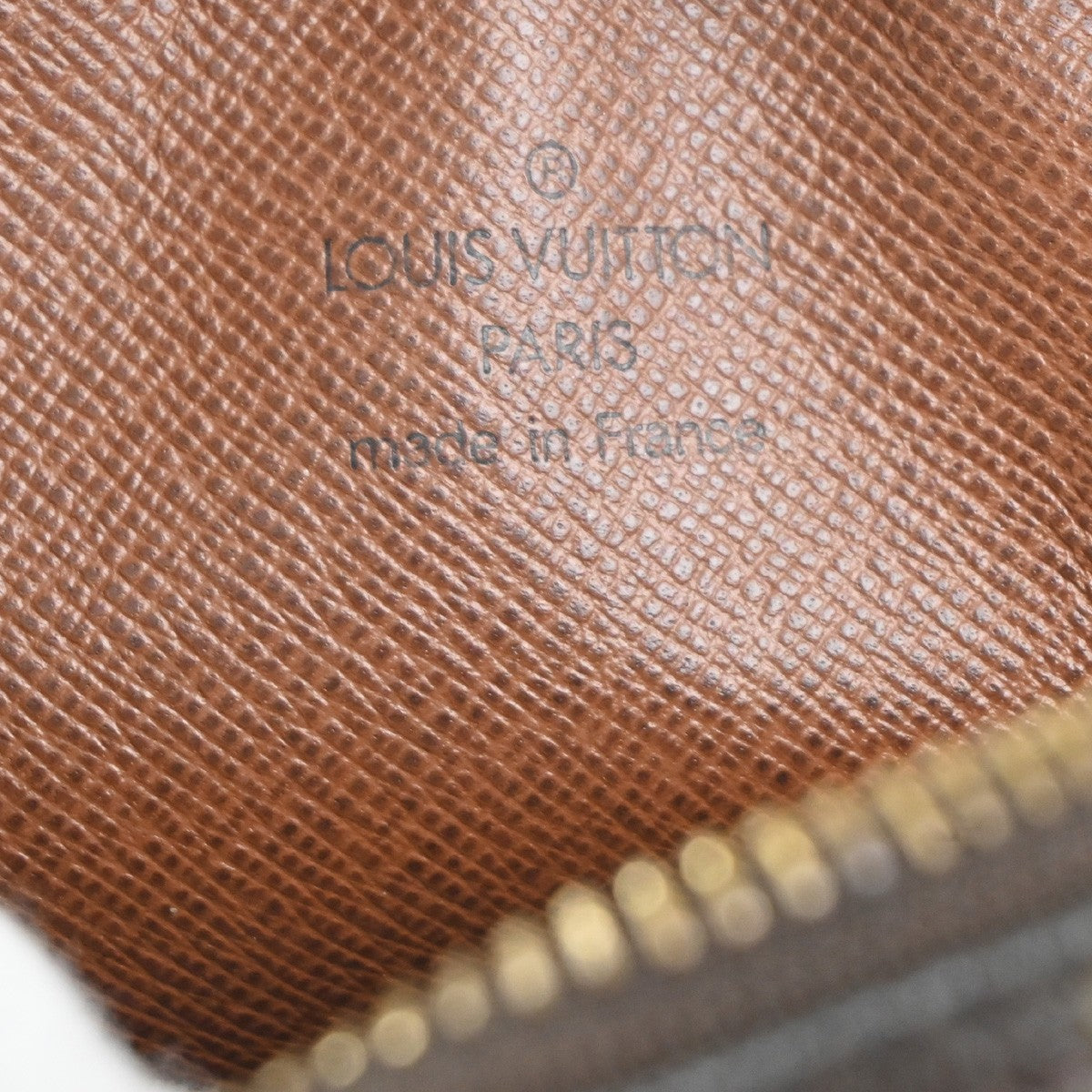LOUIS VUITTON Danube Shoulder Bag Monogram Leather Brown France M45266 64KP584