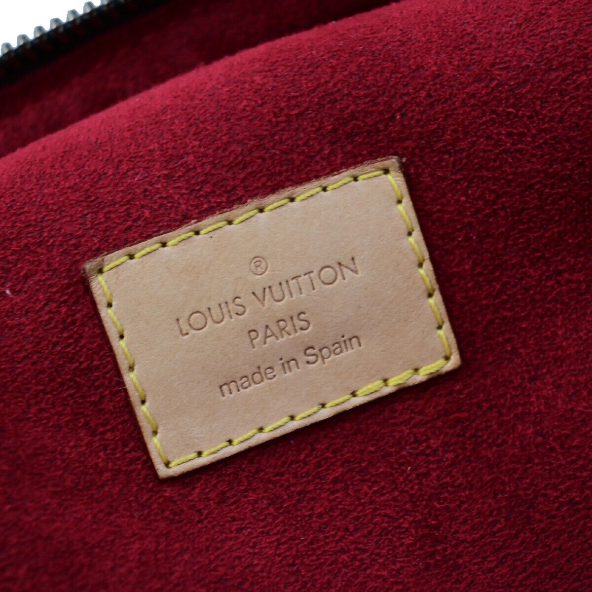 LOUIS VUITTON Mitzi Tote Hand Bag Monogram Leather Brown Spain M40058 12KA484