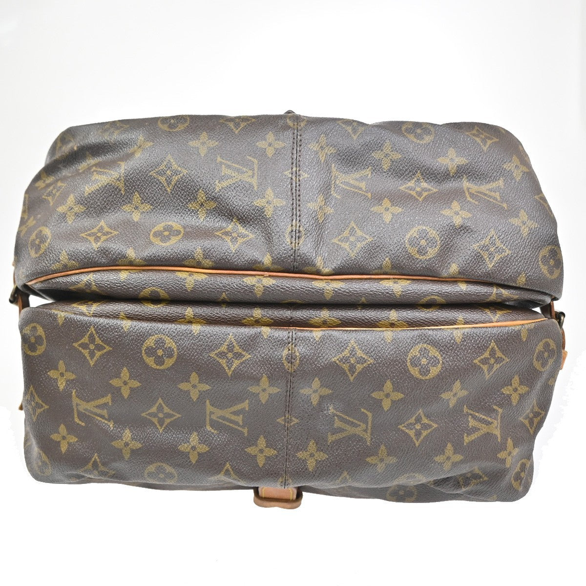 LOUIS VUITTON Saumur 35 Shoulder Bag Monogram Leather BN France M42254 60CA675
