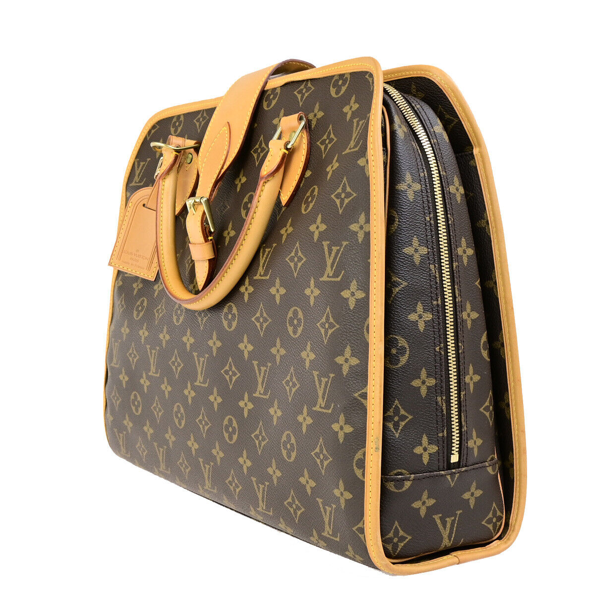 LOUIS VUITTON Rivoli Briefcase Hand Bag Monogram Leather Brown M53380 11YG534