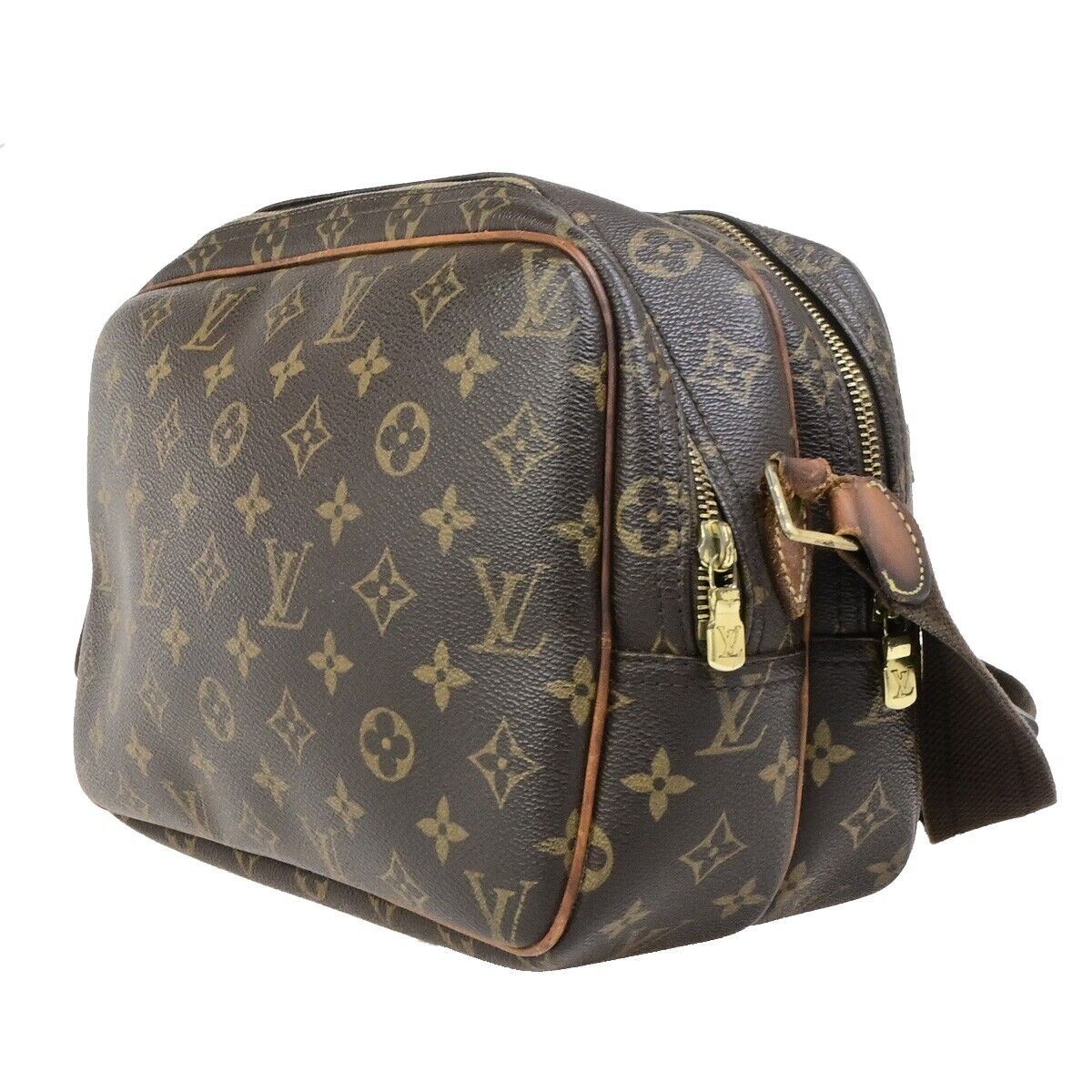 LOUIS VUITTON Reporter PM Crossbody Shoulder Bag Monogram Leather M45254 61ED309