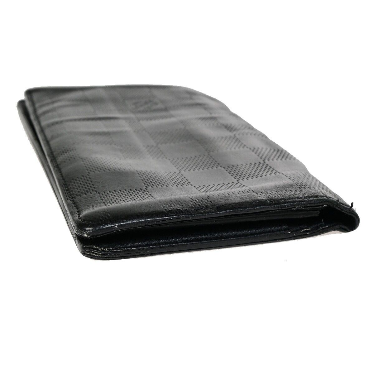 LOUIS VUITTON Brazza Long Bifold Wallet Damier Infini Leather BK N63010 02KA349