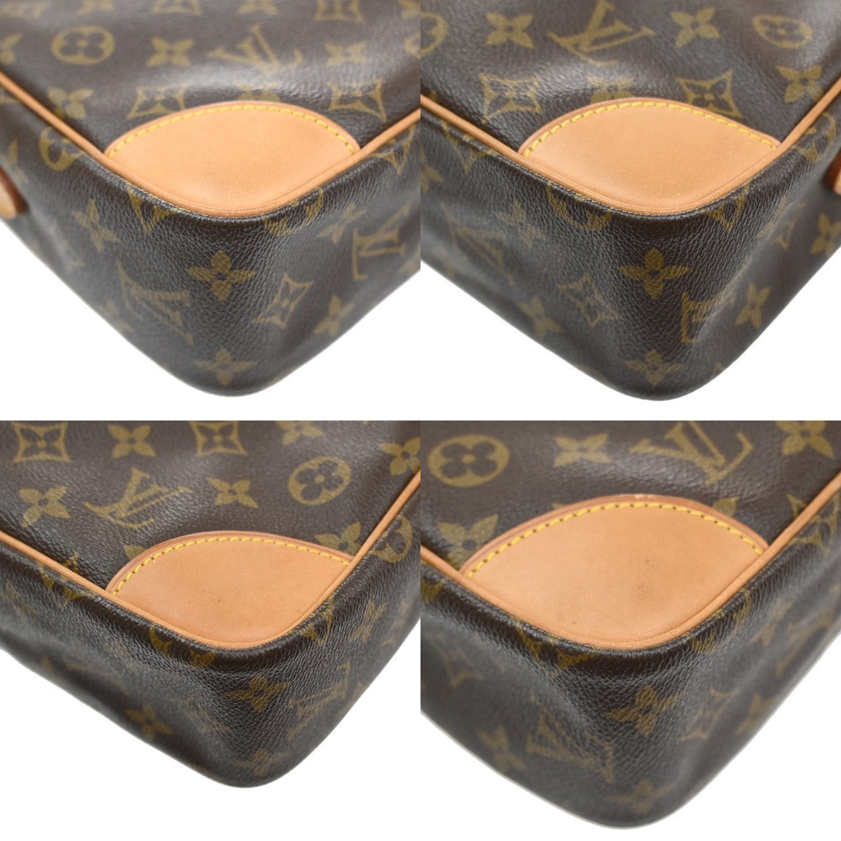 LOUIS VUITTON Trocadero 30 Shoulder Bag Monogram Leather Brown M51272 76SA081
