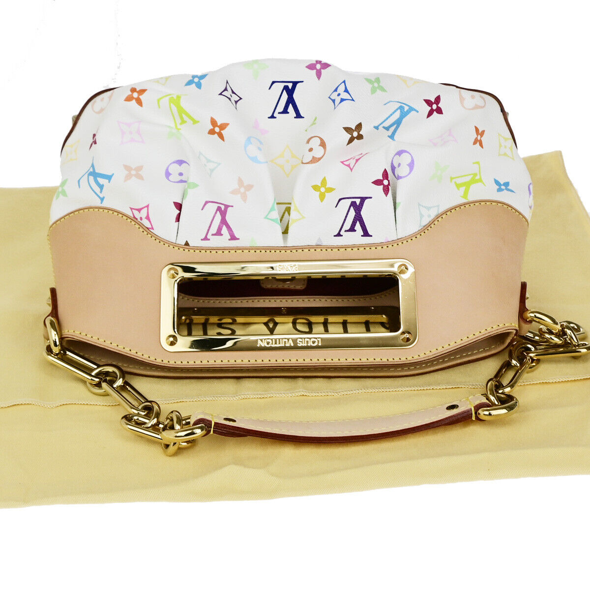 LOUIS VUITTON Judy PM 2Way Chain Shoulder Bag Monogram Multi WE M40257 651RK733