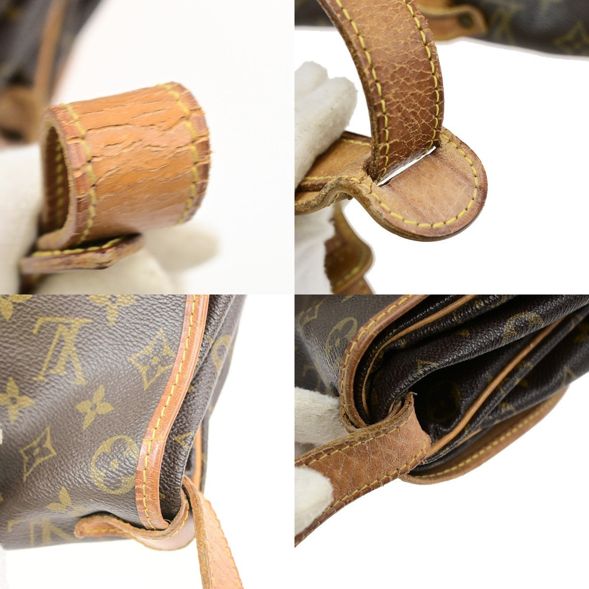 LOUIS VUITTON Saumur 35 Shoulder Bag Monogram Leather BN France M42254 80YJ223