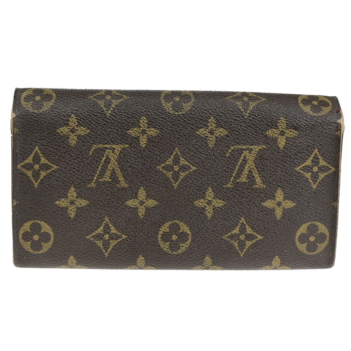 LOUIS VUITTON Porte Monnaie Credit Long Wallet Monogram Leather M61725 09YE961