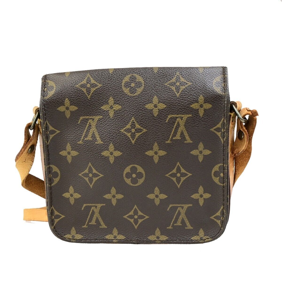 LOUIS VUITTON Mini Cartouchiere Shoulder Bag Monogram Leather BN M51254 64ED005
