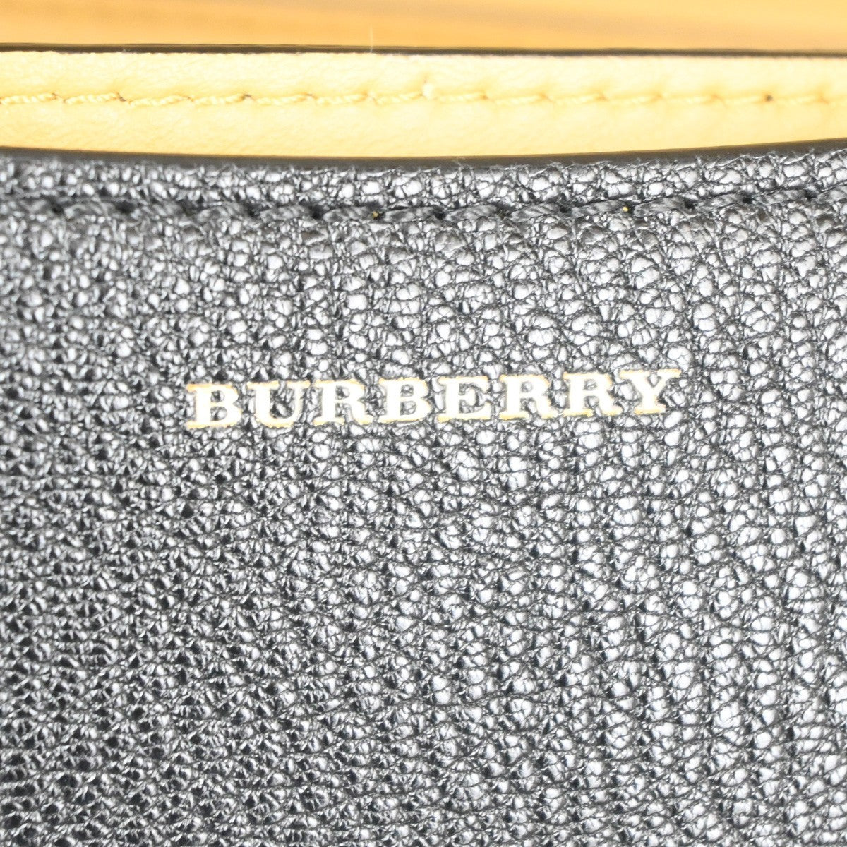 BURBERRY D Ring Logo Shoulder Crossbody Bag Leather Black GHW Italy 82RL720