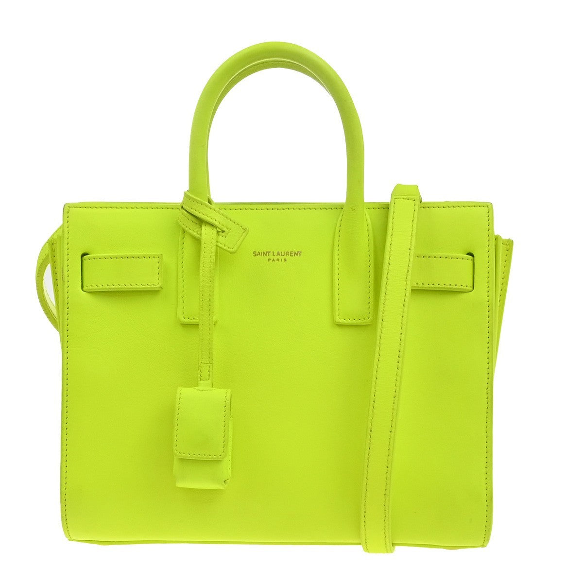 SAINT LAURENT Classic Nano Sac de Jour 2way Shoulder Hand Bag Leather YW 19MA481