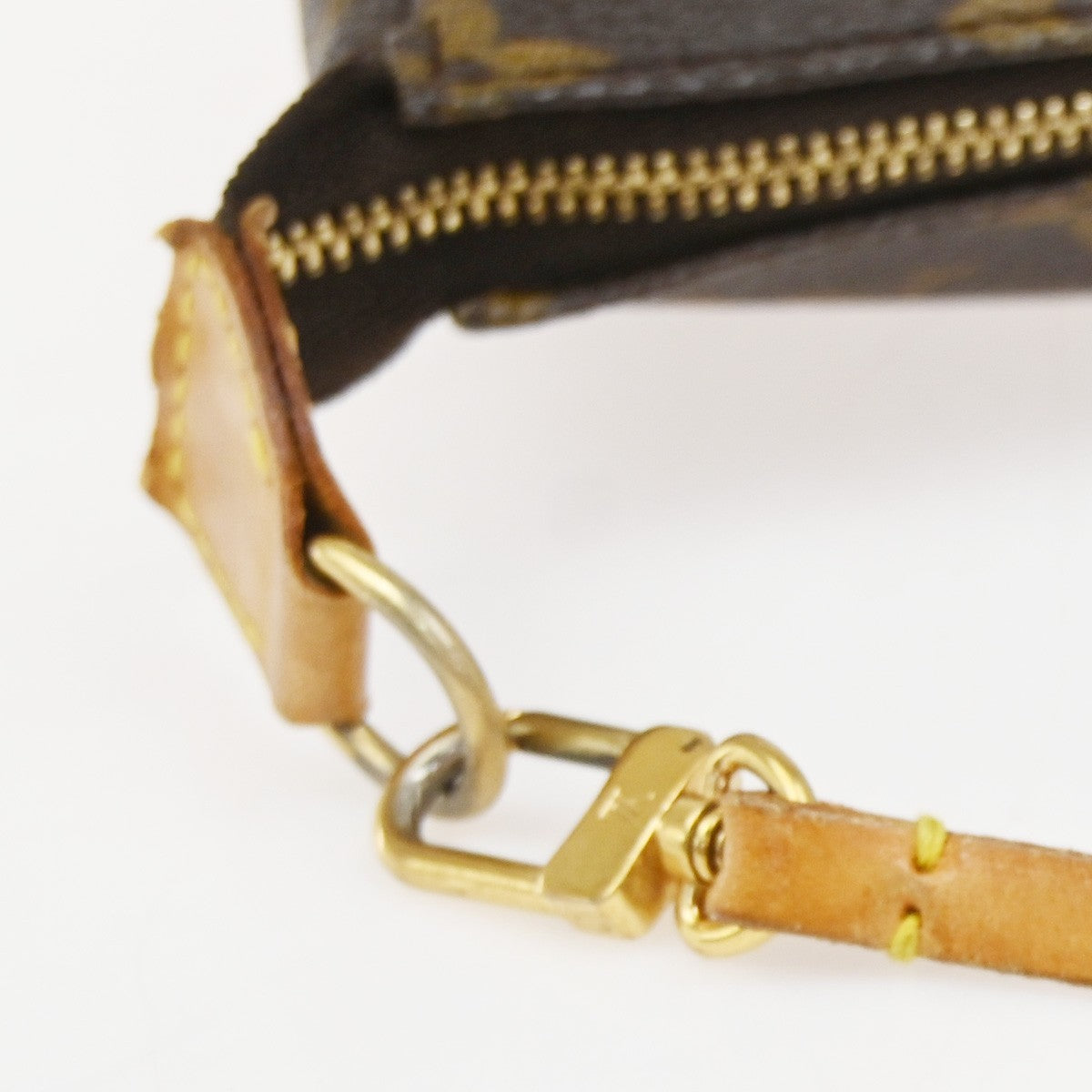 LOUIS VUITTON Pochette Accessoires Hand Bag Monogram Leather BN M51980 18ZA268
