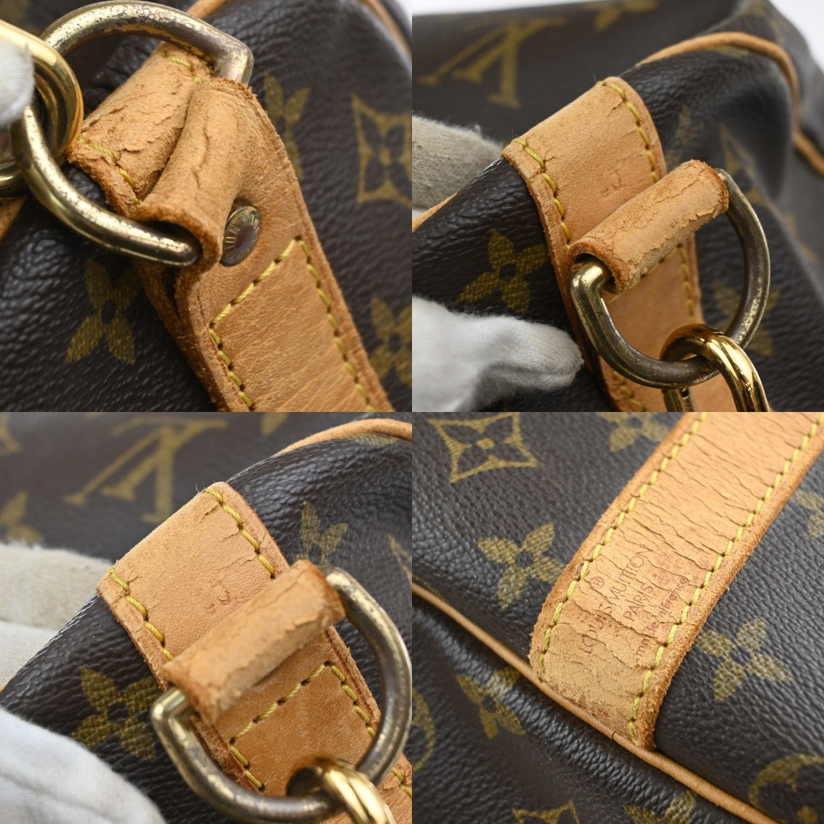 LOUIS VUITTON Keepall Bandouliere 60 2Way Hand Bag Monogram Brown M41412 82PA004