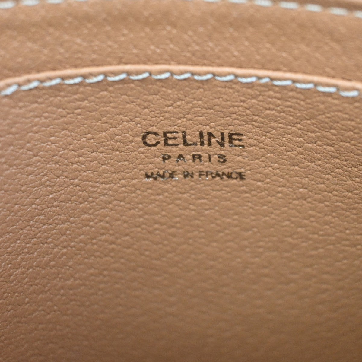 CELINE Logo Macadam Pattern Clutch Pouch Bag PVC Leather Brown GHW Italy 38KD013