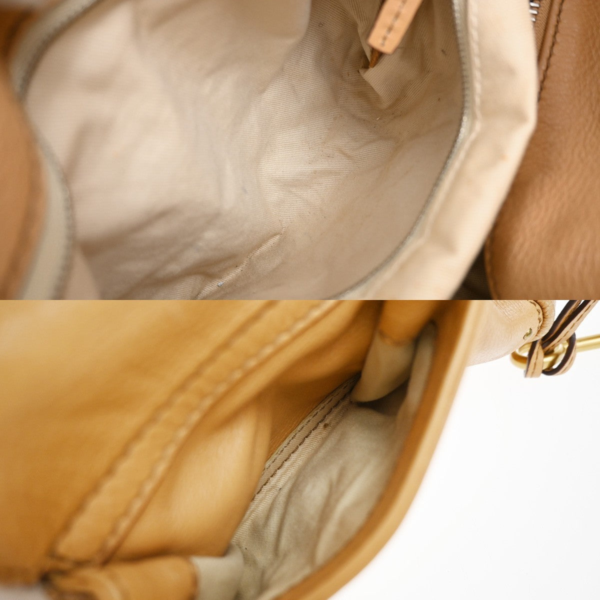 CHLOE Logo Paddington Padlock Shoulder Hand Bag Leather Brown GHW Italy 58EG376